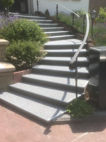 Das Ergebnis: Eine sanierte Treppe